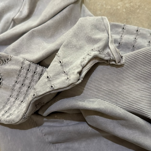 NWOT free people hooded good karma running top - Picture 7 of 7